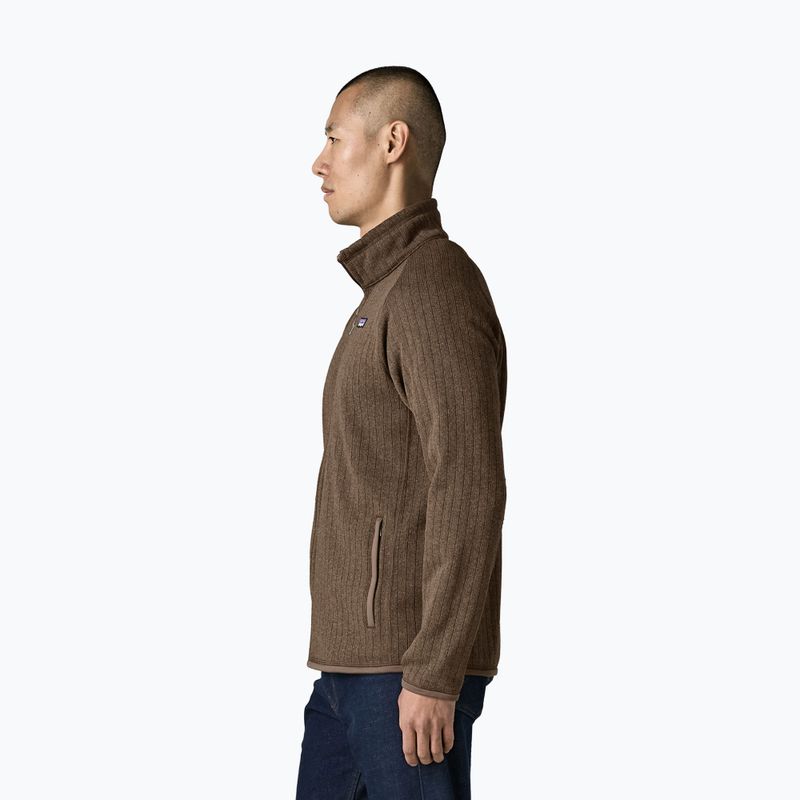 Bluza trekkingowa męska Patagonia Better Sweater Fleece marlow brown rib knit 3