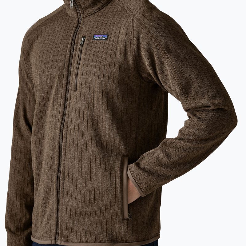 Bluza trekkingowa męska Patagonia Better Sweater Fleece marlow brown rib knit 4