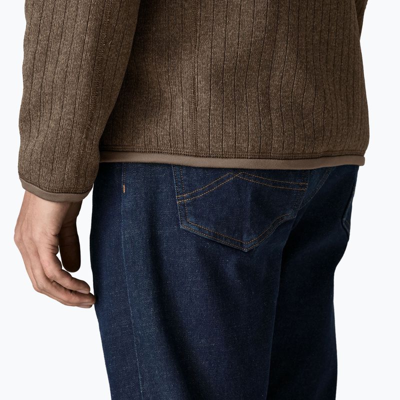 Bluza trekkingowa męska Patagonia Better Sweater Fleece marlow brown rib knit 6