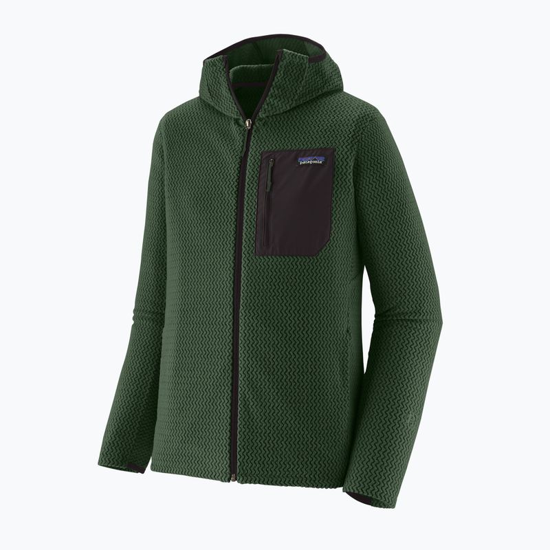 Bluza trekkingowa męska Patagonia R1 Air Full-Zip Hoody treeline green 5