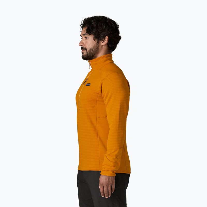 Bluza trekkingowa męska Patagonia R1 Pullover autumn orange 3