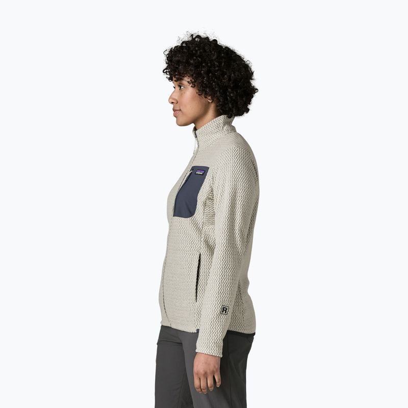 Bluza polarowa damska Patagonia R1 Air birch white 3