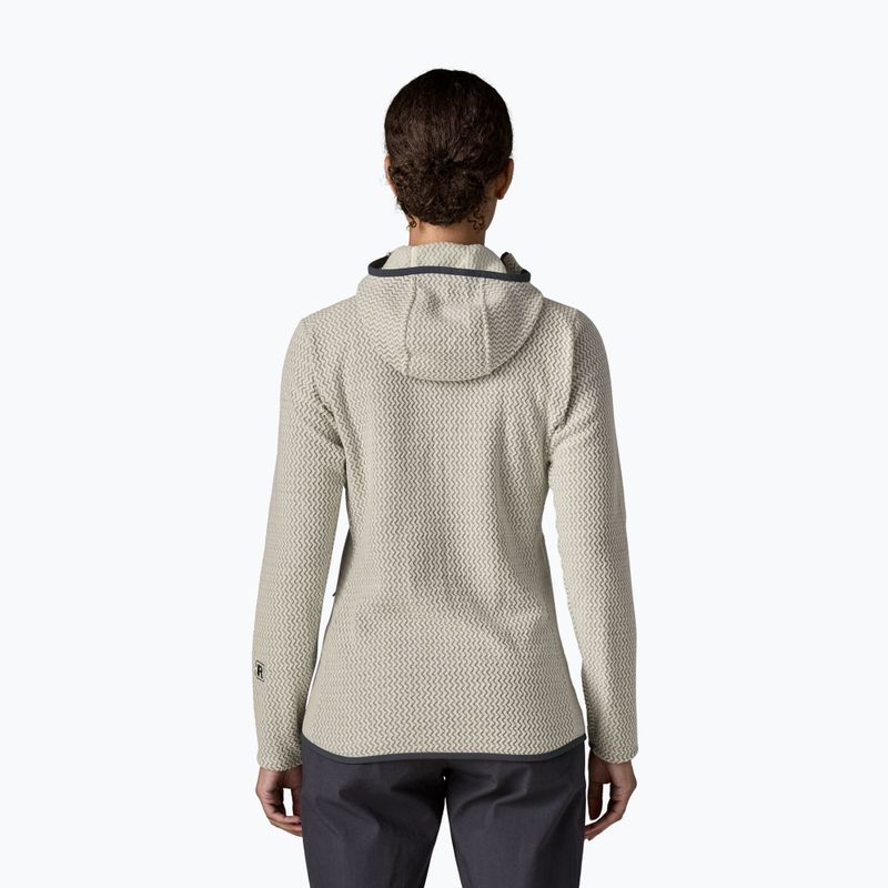 Bluza polarowa damska Patagonia R1 Air Full-Zip Hoody birch white 2