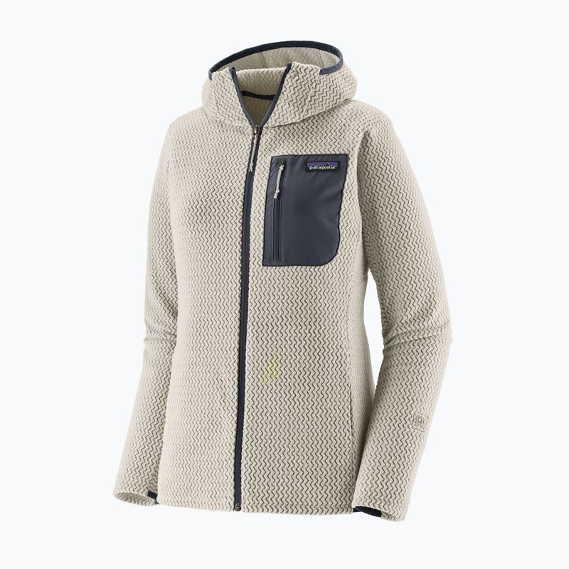 Bluza polarowa damska Patagonia R1 Air Full-Zip Hoody birch white 5