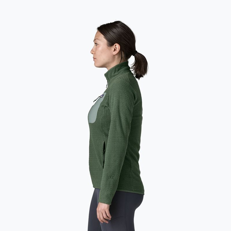 Bluza polarowa damska Patagonia R1 Air canopy green 3