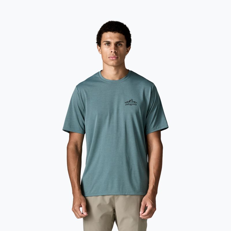 Koszulka męska Patagonia Cap Cool Daily Cloud Crag blue sage - light blue sage x-dye