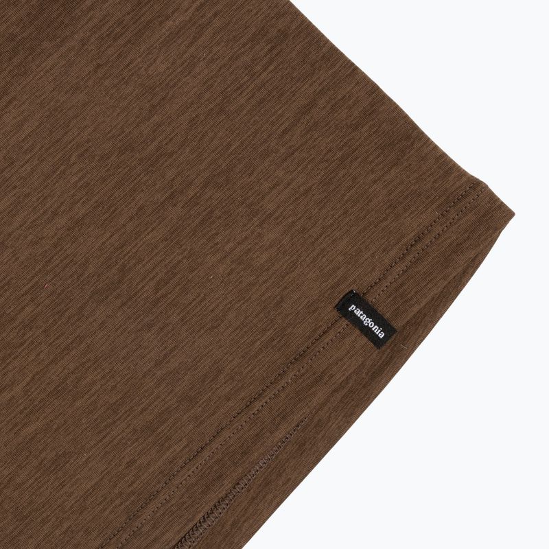 Longsleeve męski Patagonia Cap Cool Daily Boardshort Logo LS berm brown - light berm brown x-dye 5
