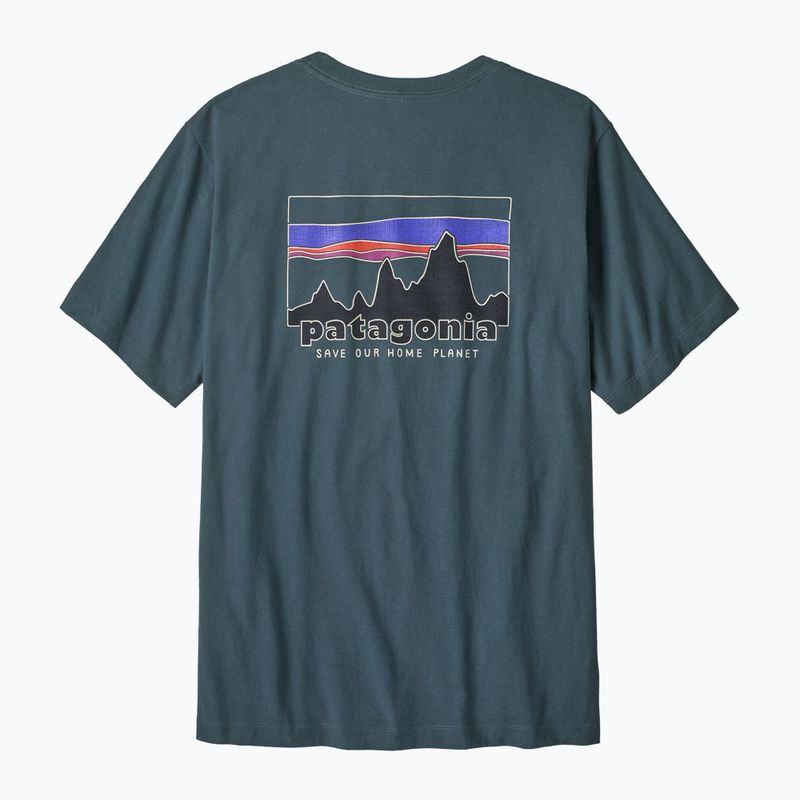 Koszulka męska Patagonia '73 Skyline T-Shirt summit blue 2