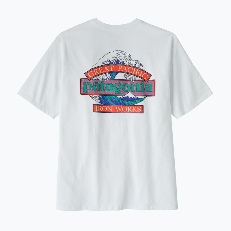Koszulka męska Patagonia Great Waves Responsibili-Tee fiber white 2