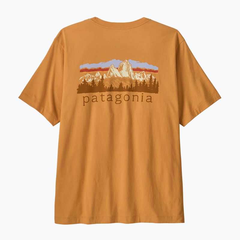 Koszulka męska Patagonia Fitz Roy Foothills dried mango 2