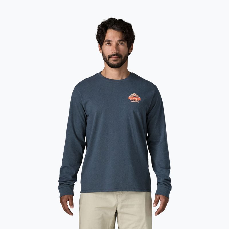 Longsleeve męski Patagonia Great Waves Responsibili-Tee LS summit blue