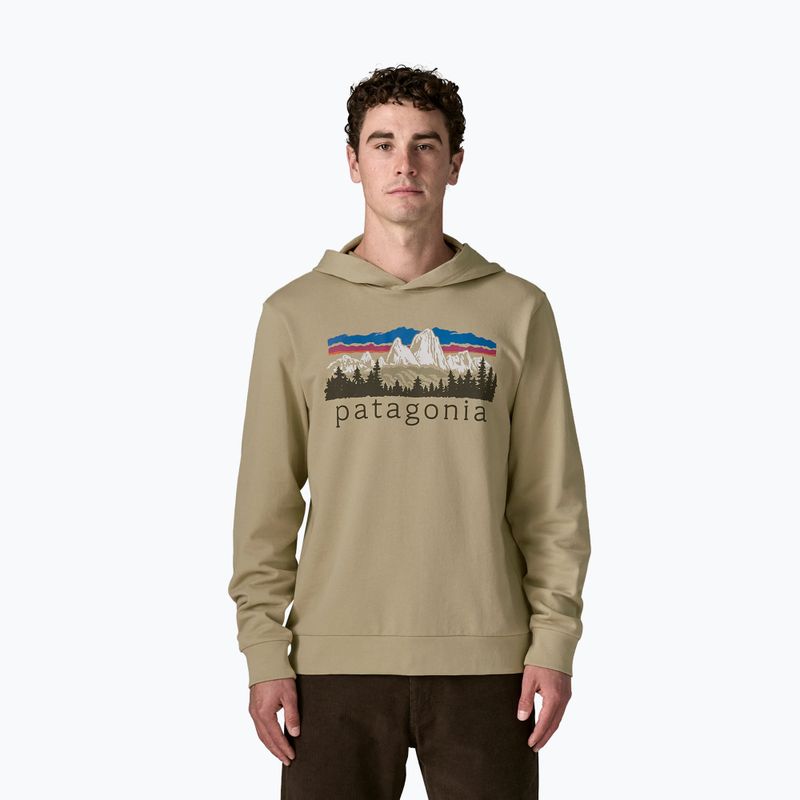 Bluza trekkingowa męska Patagonia Fitz Roy Foothills Daily Hoody weathered stone