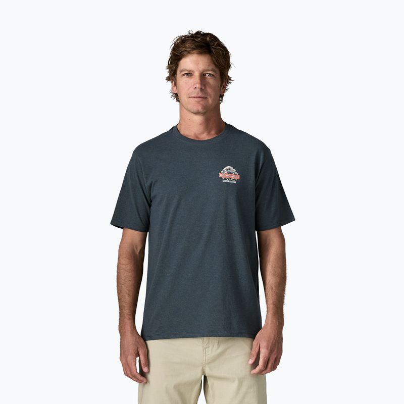 Koszulka męska Patagonia Great Waves Responsibili-Tee summit blue
