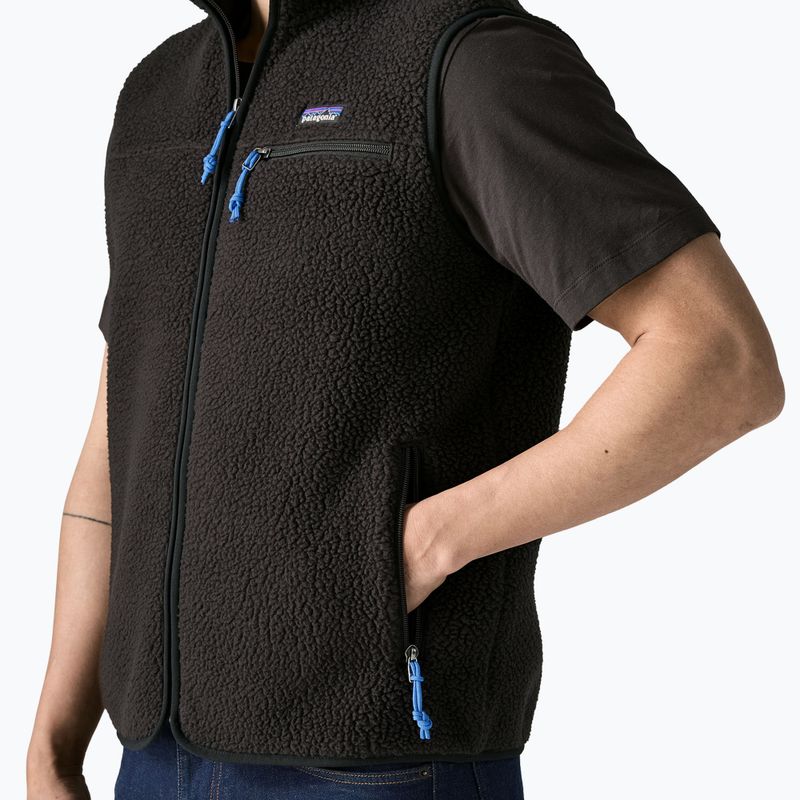 Bezrękawnik męski Patagonia Retro Pile black 4