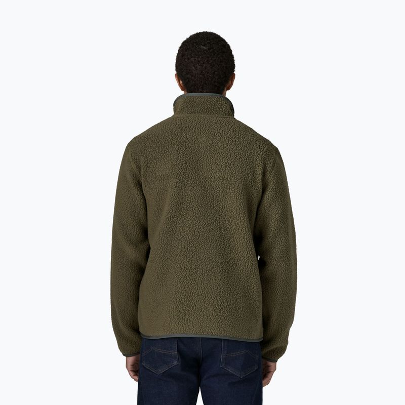 Bluza polarowa męska Patagonia Retro Pile basin green 2