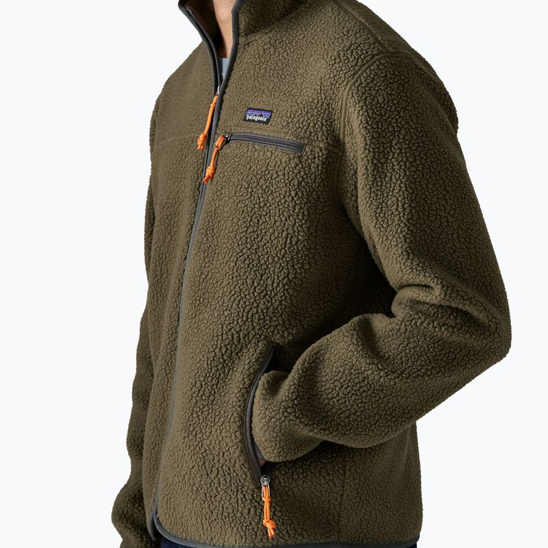 Bluza polarowa męska Patagonia Retro Pile basin green 4