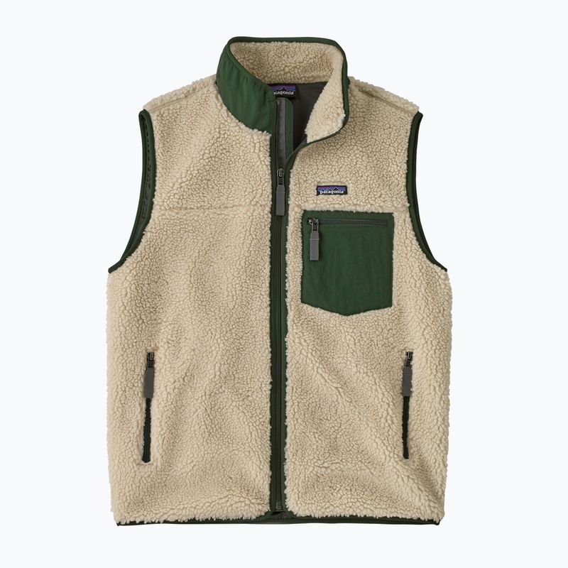 Bezrękawnik męski Patagonia Classic Retro-X dark natural w/treeline green 2