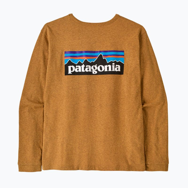Longsleeve damski Patagonia P-6 Logo Responsibili-Tee LS dried mango 2
