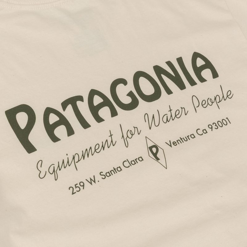 Koszulka męska Patagonia Water People Banner T-Shirt undyed natural 4