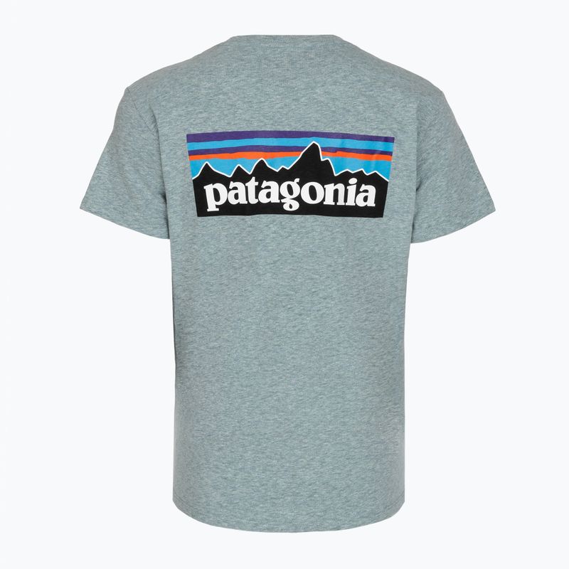 Koszulka damska Patagonia P-6 Logo Responsibili-Tee blue sage 2