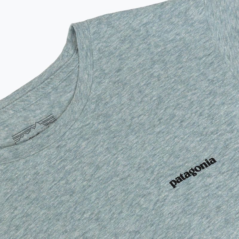 Koszulka damska Patagonia P-6 Logo Responsibili-Tee blue sage 4