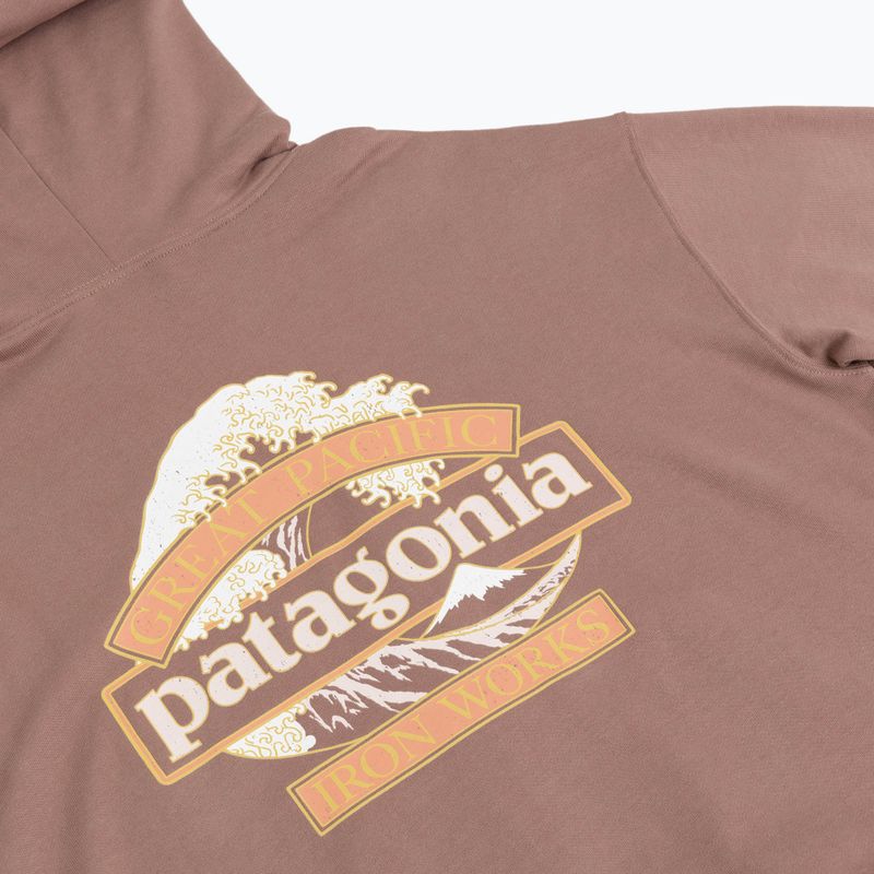 Bluza trekkingowa damska Patagonia Great Waves Daily Hoody moonrise taupe 3