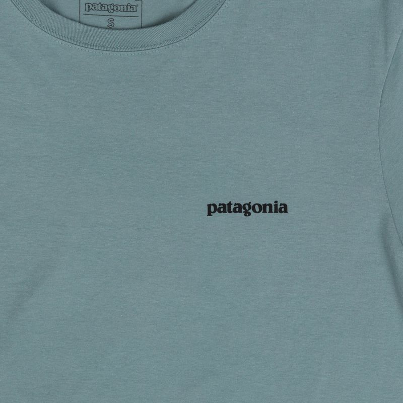 Koszulka męska Patagonia P-6 Logo blue sage 3