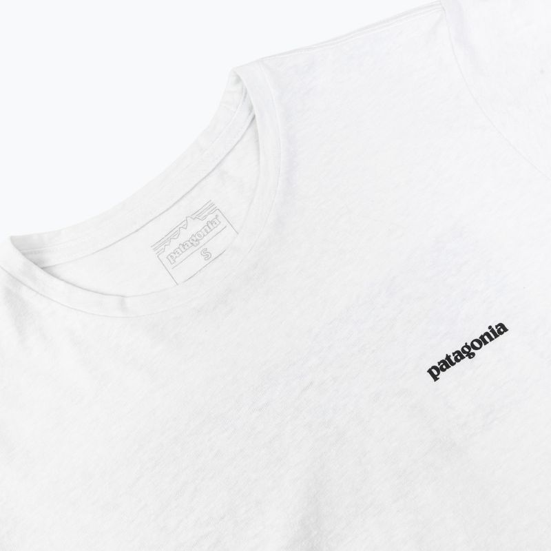 Koszulka damska Patagonia P-6 Logo Responsibili-Tee fiber white 3