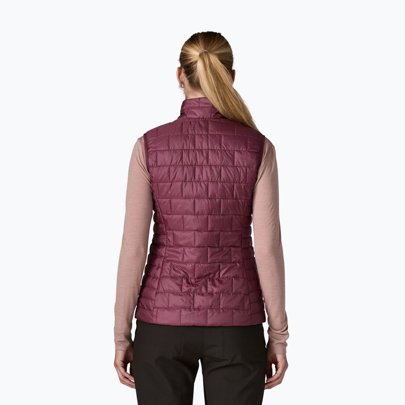 Bezrękawnik damski Patagonia Nano Puff berry fig 3