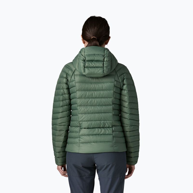 Kurtka puchowa damska Patagonia Down Sweater Hoody canopy green 3