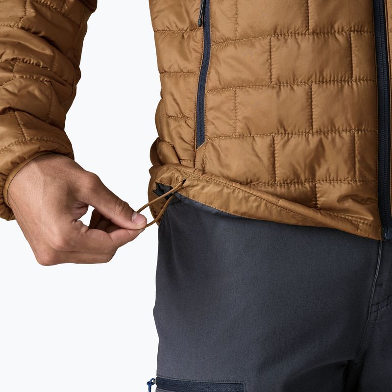 Kurtka ocieplana męska Patagonia Nano Puff Hoody deer brown 8