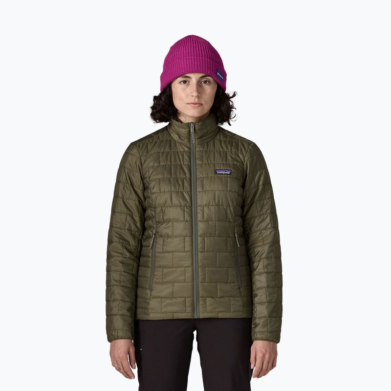 Kurtka ocieplana damska Patagonia Nano Puff basin green