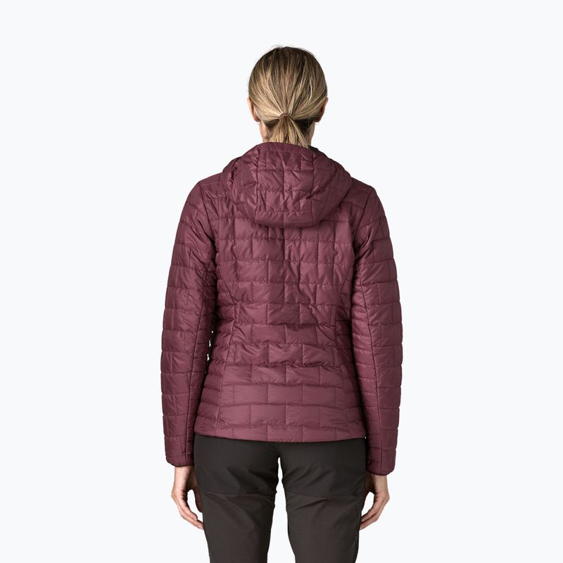 Kurtka ocieplana damska Patagonia Nano Puff Hoody berry fig 2