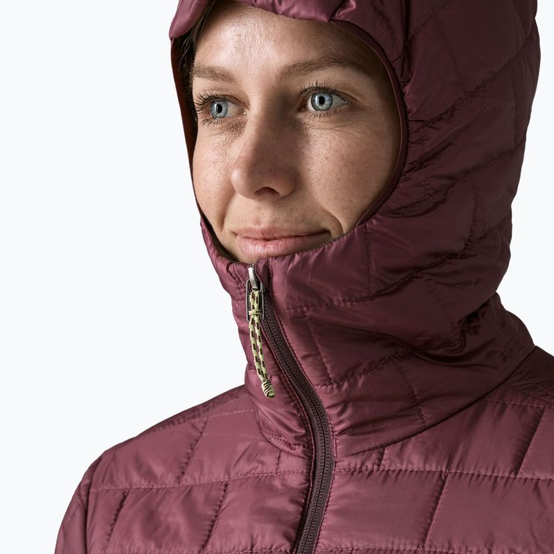 Kurtka ocieplana damska Patagonia Nano Puff Hoody berry fig 4