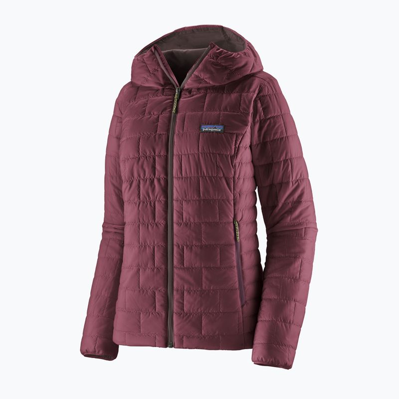 Kurtka ocieplana damska Patagonia Nano Puff Hoody berry fig 9
