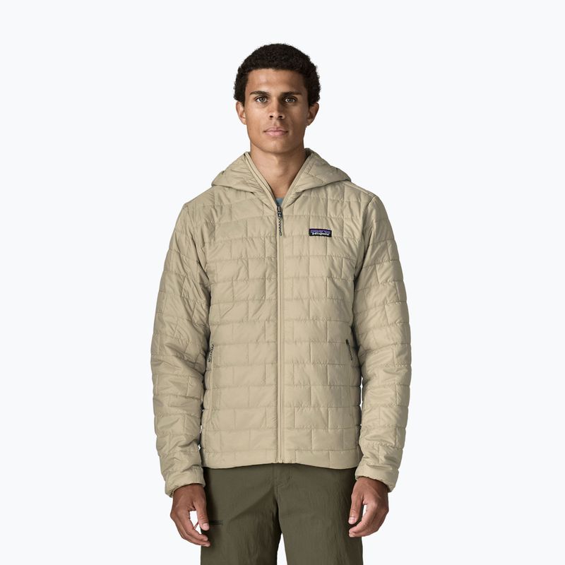 Kurtka ocieplana męska Patagonia Nano Puff Hoody weathered stone