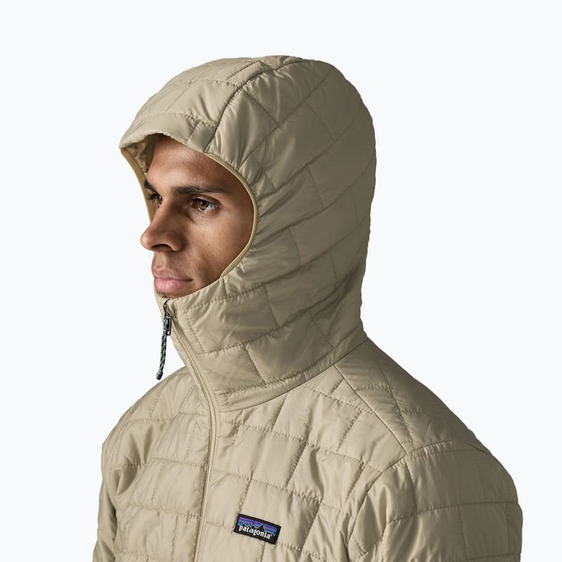 Kurtka ocieplana męska Patagonia Nano Puff Hoody weathered stone 4