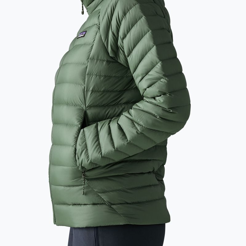 Kurtka puchowa damska Patagonia Down Sweater canopy green 4