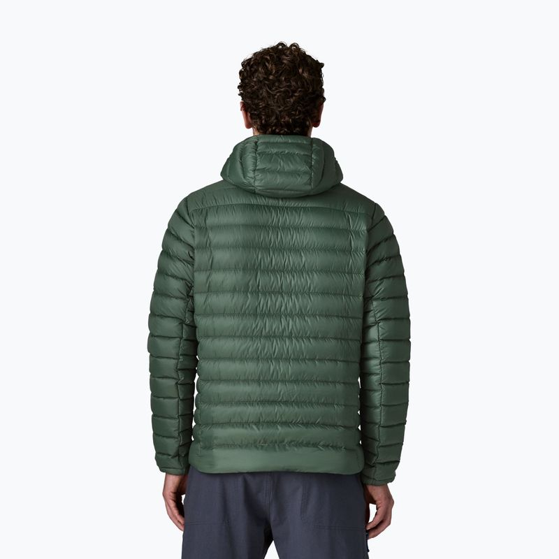 Kurtka puchowa męska Patagonia Down Sweater Hoody treeline green 2
