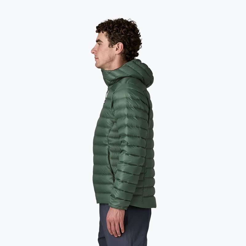 Kurtka puchowa męska Patagonia Down Sweater Hoody treeline green 3
