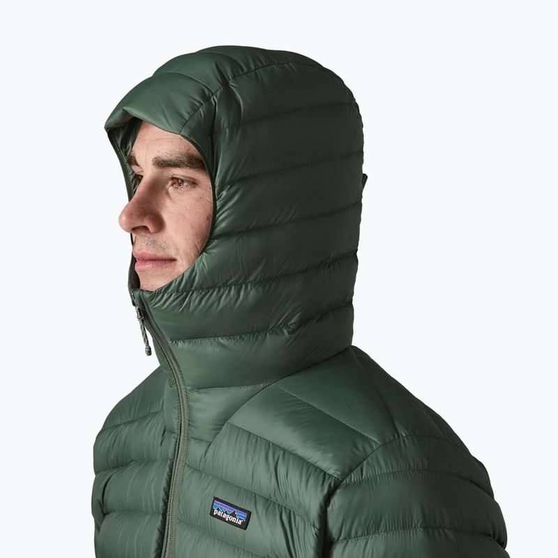 Kurtka puchowa męska Patagonia Down Sweater Hoody treeline green 4