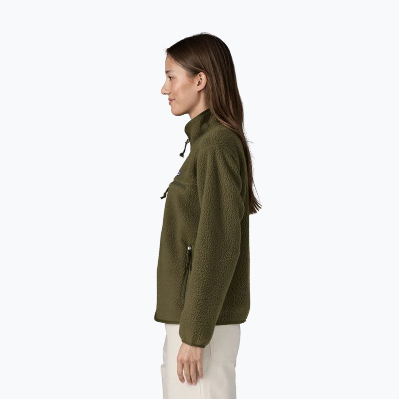 Bluza polarowa damska Patagonia Retro Pile basin green 3