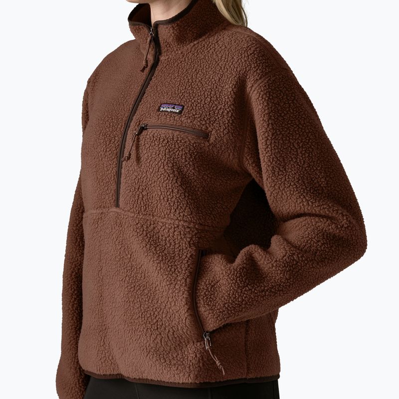 Bluza polarowa damska Patagonia Retro Pile Marsupial berm brown 4