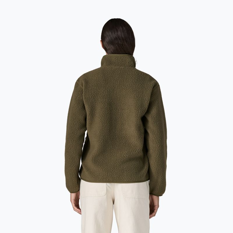 Bluza polarowa damska Patagonia Retro Pile Marsupial basin green 2