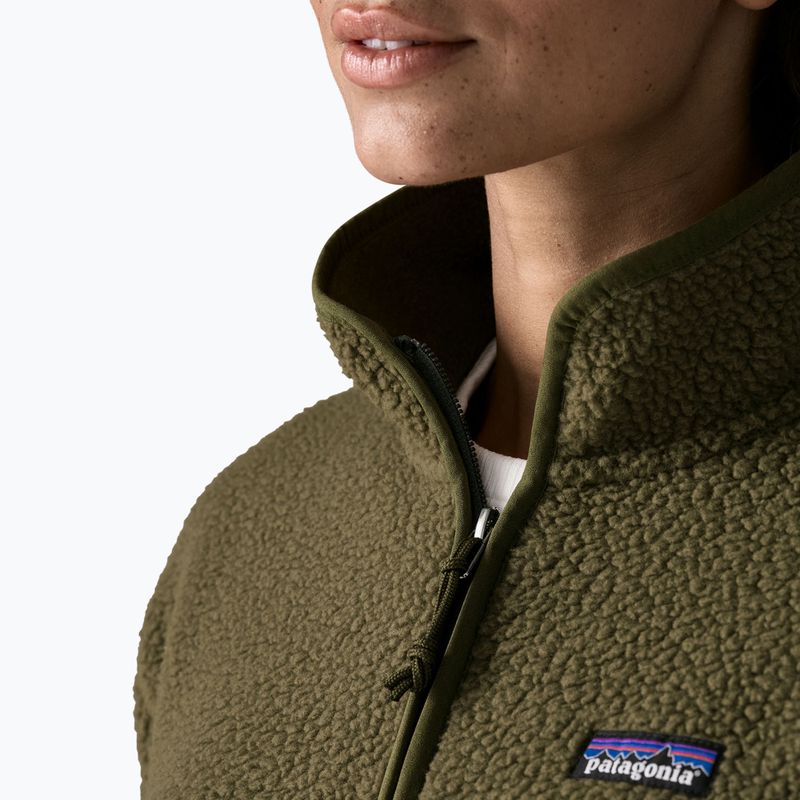 Bluza polarowa damska Patagonia Retro Pile Marsupial basin green 4