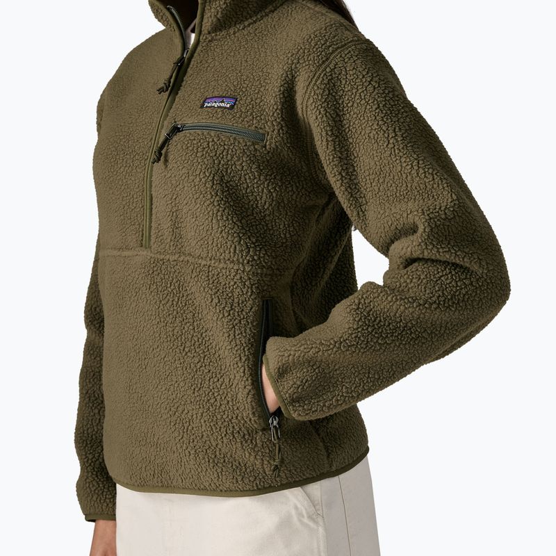 Bluza polarowa damska Patagonia Retro Pile Marsupial basin green 5