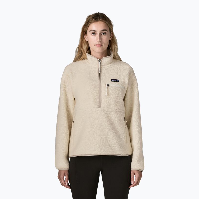 Bluza polarowa damska Patagonia Retro Pile Marsupial natural