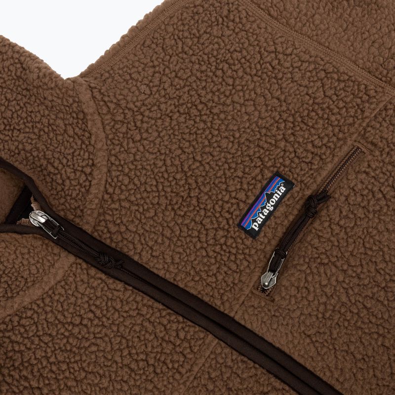 Bluza polarowa damska Patagonia Retro Pile Hoody berm brown 3