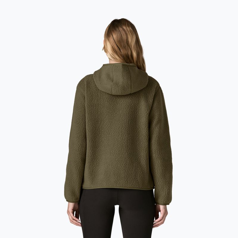 Bluza polarowa damska Patagonia Retro Pile Hoody basin green 2