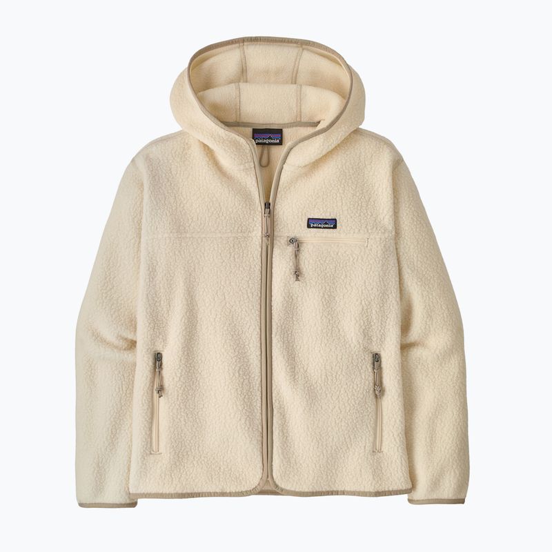 Bluza polarowa damska Patagonia Retro Pile Hoody natural